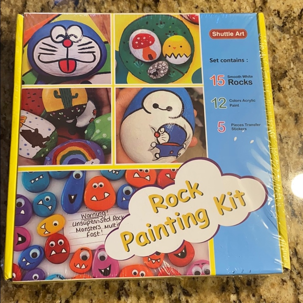 Rock Painting Kit-FUN FOR THE WHOLE FAMILY 😄